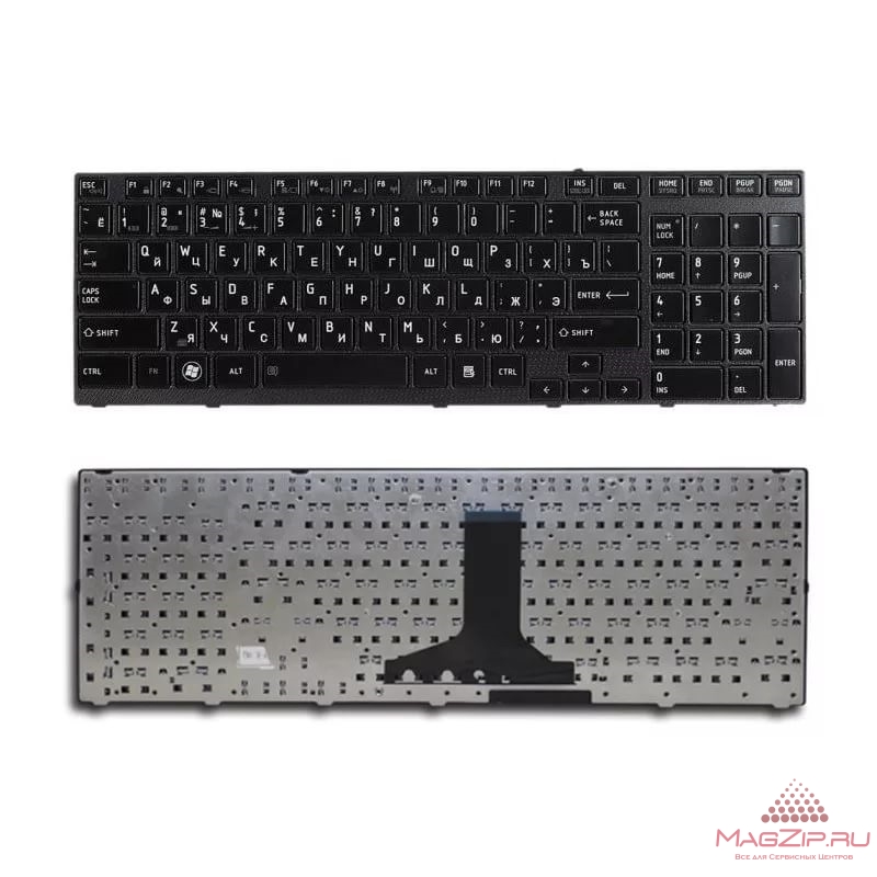 Клавиатура для ноутбука Toshiba Satellite A660, A665, Qosmio X770, P750, P755 черная