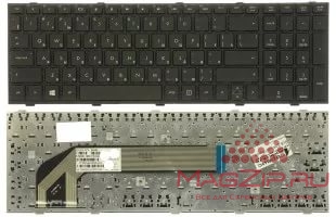 Клавиатура для ноутбука HP ProBook 4540S 4545S черная ,рамка черная