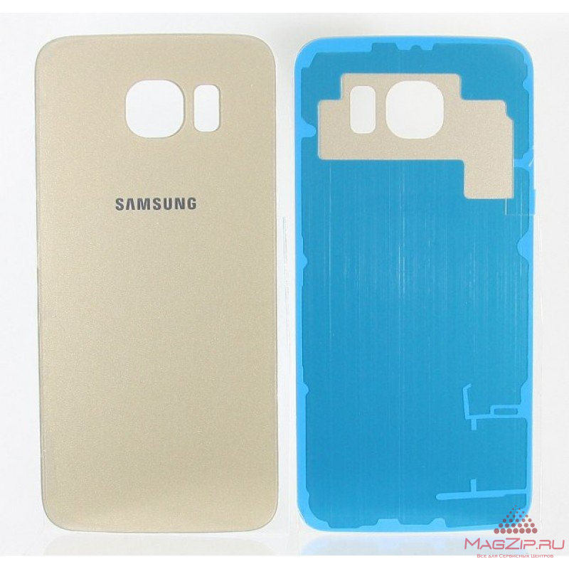 Задняя крышка для Samsung G920 Galaxy S6 (золото) ориг