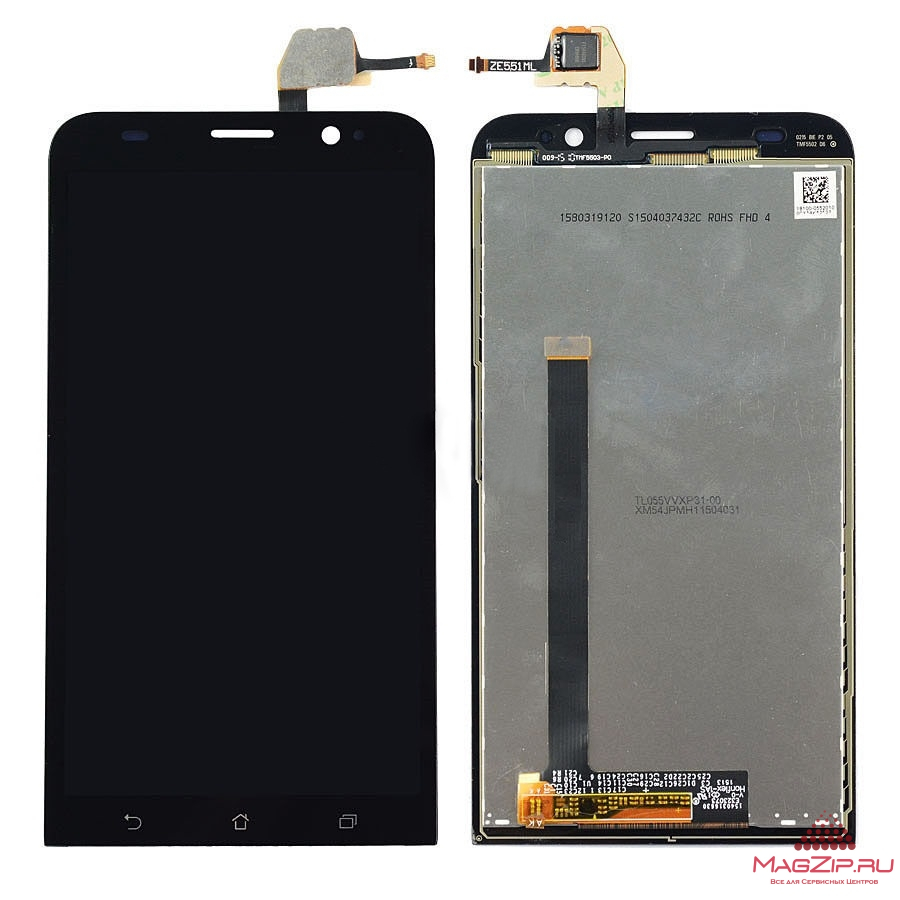 Дисплей для Asus Zenfone 2 + тачскрин (ZE551ML) ( (черный)