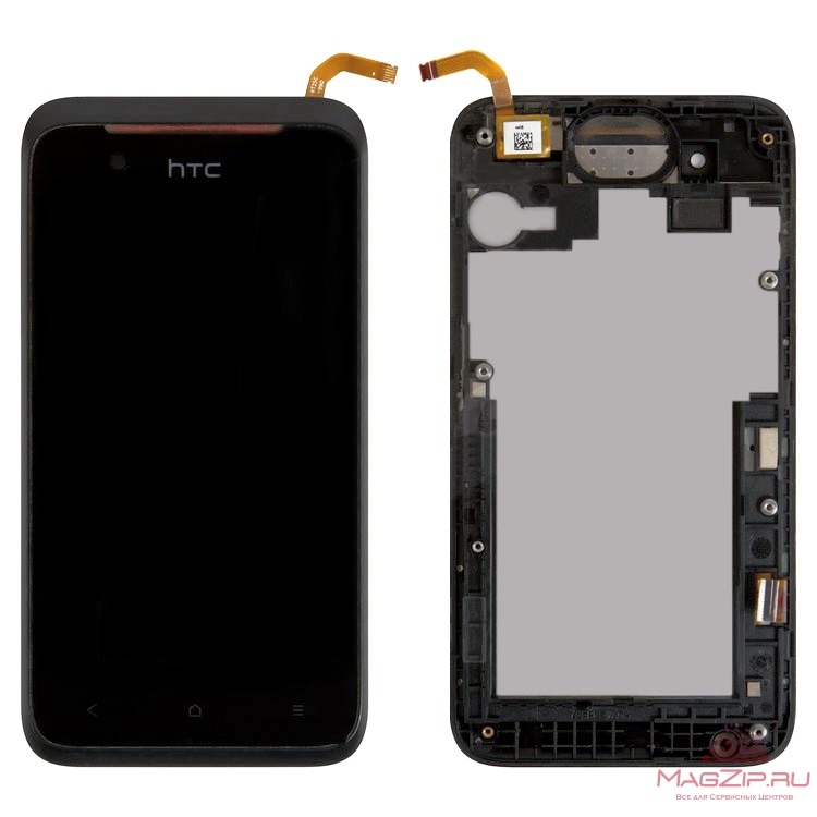 Дисплей для HTC Desire 210 + тачскрин в рамке