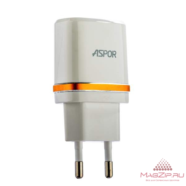 ���� ������� 2�USB 2400mAh + ������ USB - micro USB, (A828) ASPOR