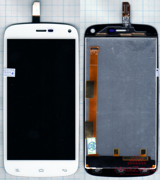 Дисплей для Fly IQ4410 + тачскрин (белый)
