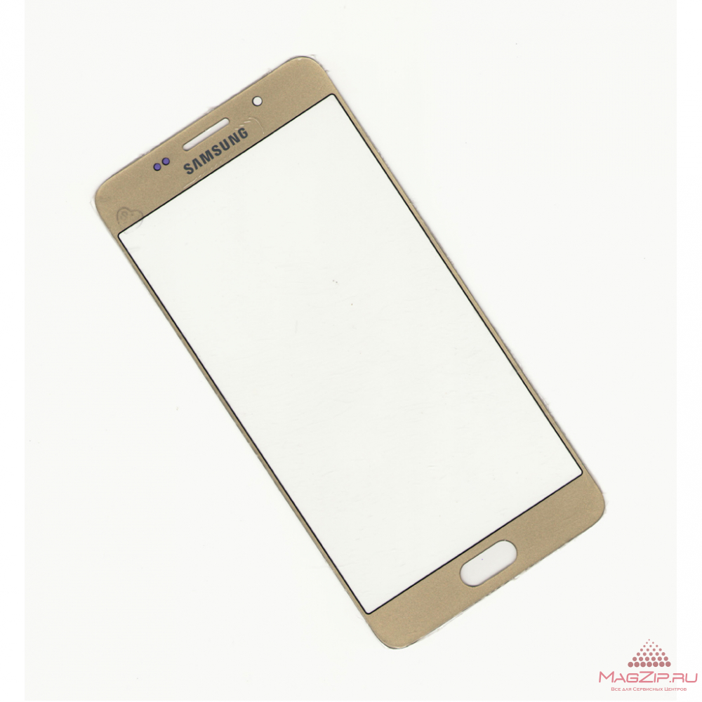 Стекло для Samsung Galaxy A5 (2016) (A510F) (золото)