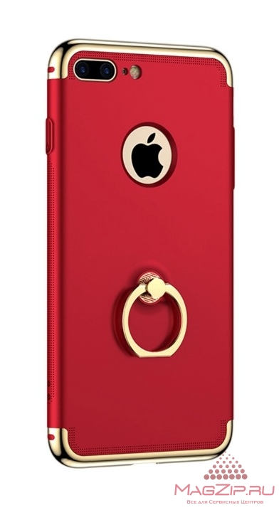 Задняя накладка REMAX Lock Creative Case for iPhone7 with Ring красная