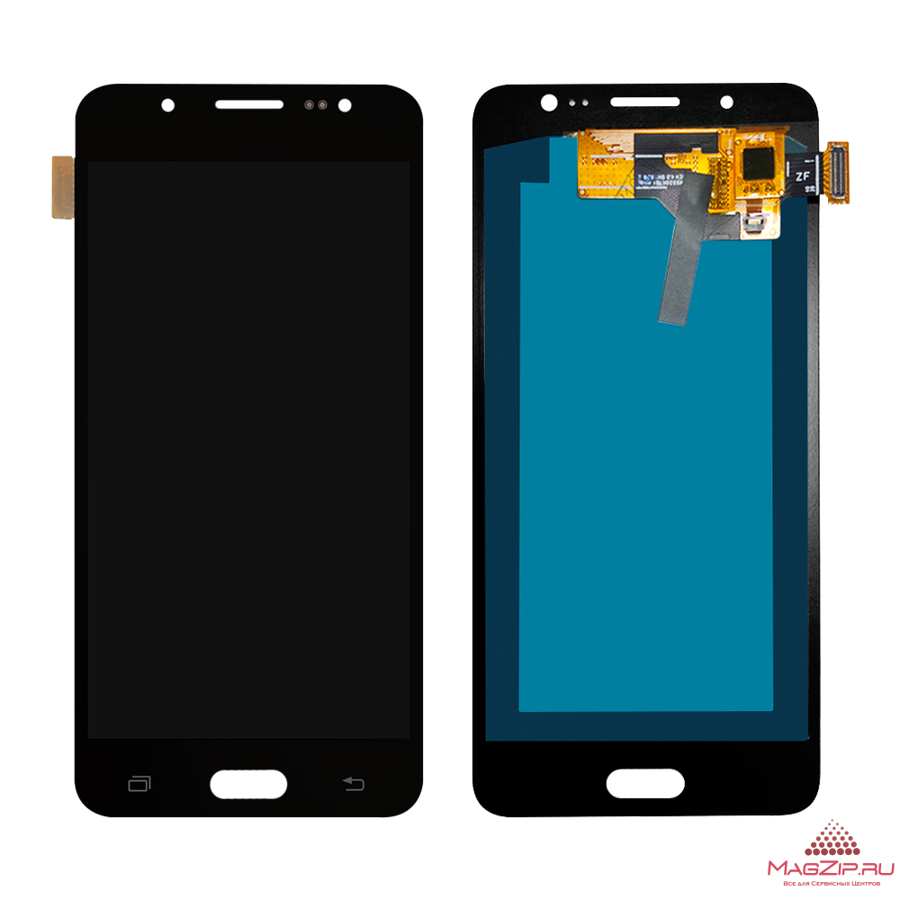 Дисплей для Samsung J510F/DS Galaxy J5 (2016) + тачскрин (черный) (TFT - copy LCD)