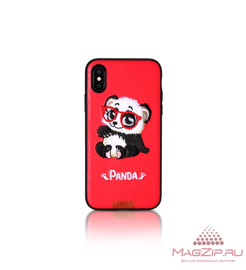 Задняя накладка REMAX Petit Series case for iPhone X красная