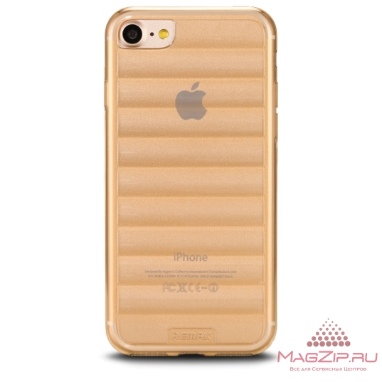 Задняя накладка REMAX Waves Case for iPhone 7 Plus золото