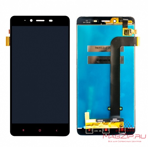Дисплей для Xiaomi Redmi Note 2 + тачскрин (черный)