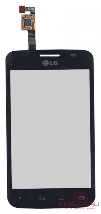 Тачскрин для LG Optimus L4 II Dual (E445) (черный)