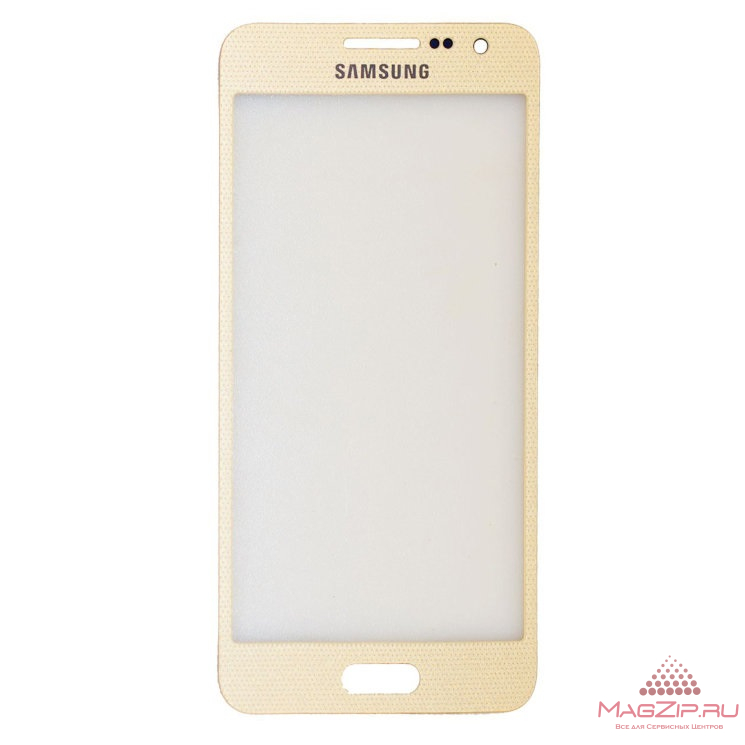 Стекло для Samsung Galaxy A3 (золото)