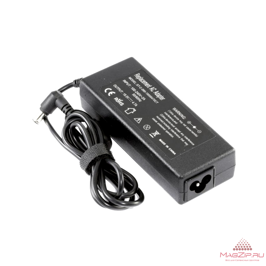 Блок питания (зарядка) для ноутбука SONY 19.5V 4.7A (6.5*4.4) (Сетевая) OEM без сетевого шнура