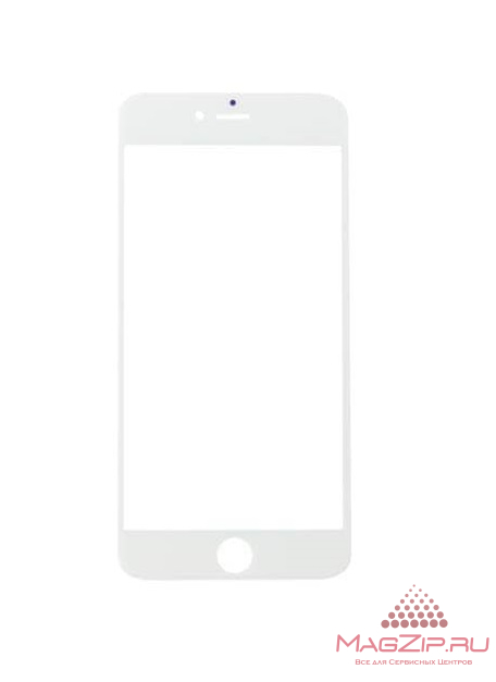 Стекло для iPhone 6 (белый) (олеофобное покрытие) оригинал