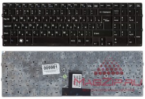 Клавиатура для ноутбука Sony Vaio VPC-EB черная без рамки