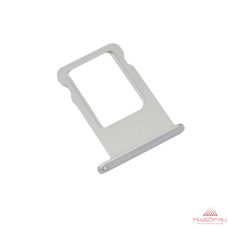 Держатель сим для iPhone 6S Plus (серебро)