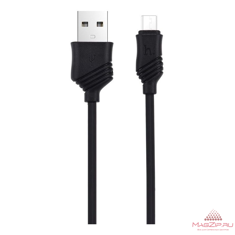 Кабель USB HOCO (X6 Khaki) microUSB (1м) (черный)