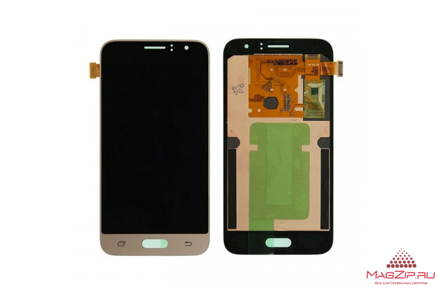 Дисплей для Samsung J120F Galaxy J1 (2016) + тачскрин (золото) (OLED LCD)