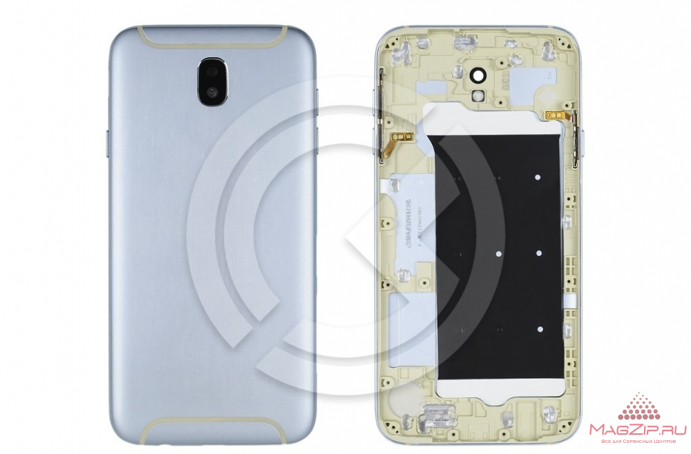 Задняя крышка для Samsung J730F Galaxy J7 (2017) (синий)