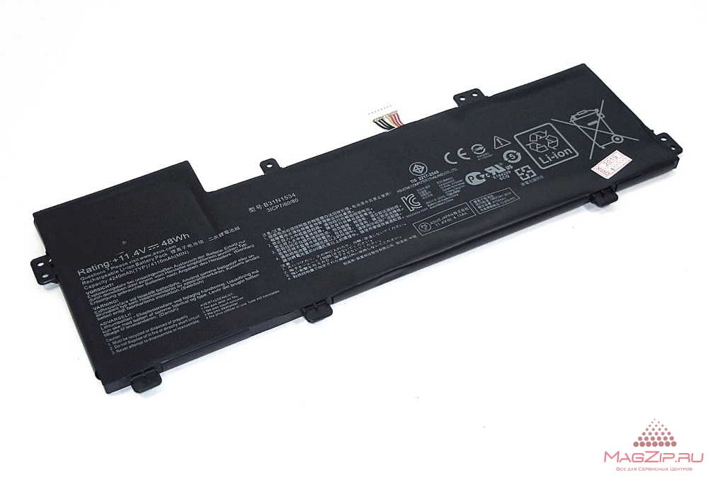 Аккумуляторная батарея для ноутбука Asus Zenbook U5000 UX510 BX510UX (B31N1534) 11.4V 48Wh