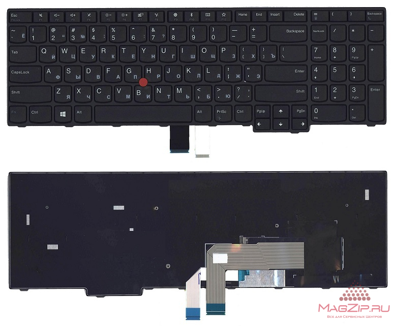 Клавиатура для ноутбука Lenovo ThinkPad L570 черная