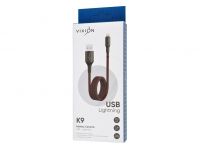 ������ USB VIXION (K9 Ceramic) ��� iPhone Lightning 8 pin (1�) (������)