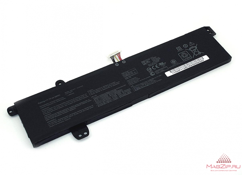 Аккумуляторная батарея для ноутбукa Asus VivoBook X402B (C21N1618) 7.7V 36Wh