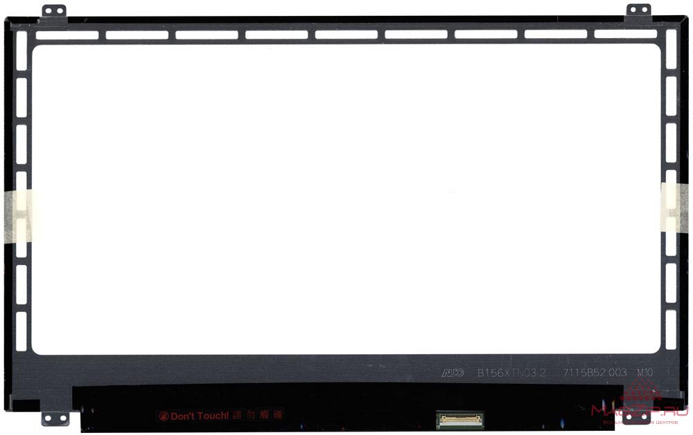 Матрица B156XTN03.1 матовая 1366*768 Slim TN 30pin eDp 359mm (с ушами)