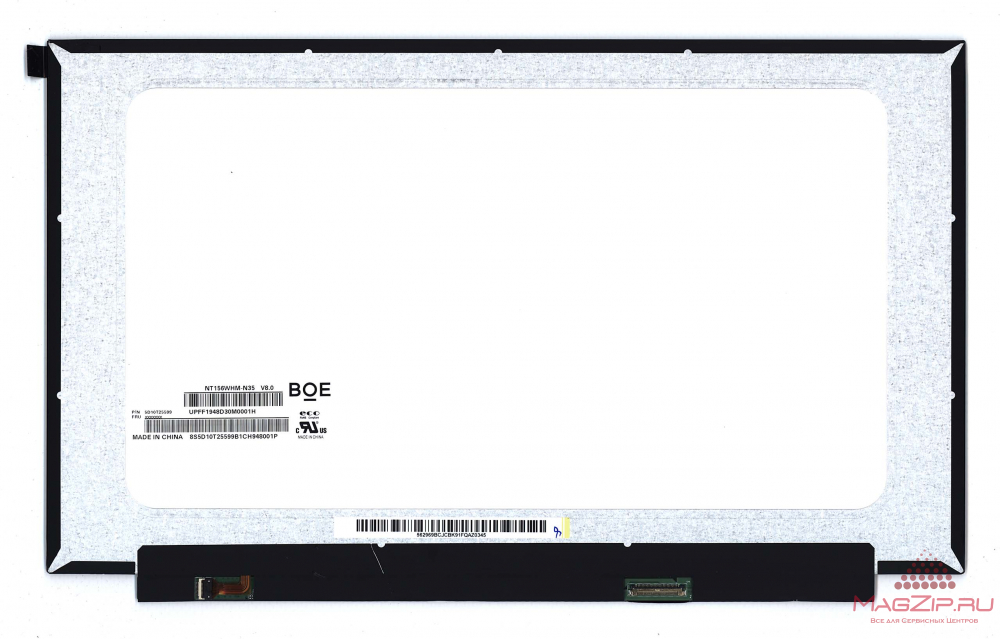 Матрица NT156WHM-N35 15.6 LED 1366*768 Slim 30 pin eDp 350mm (без ушей)