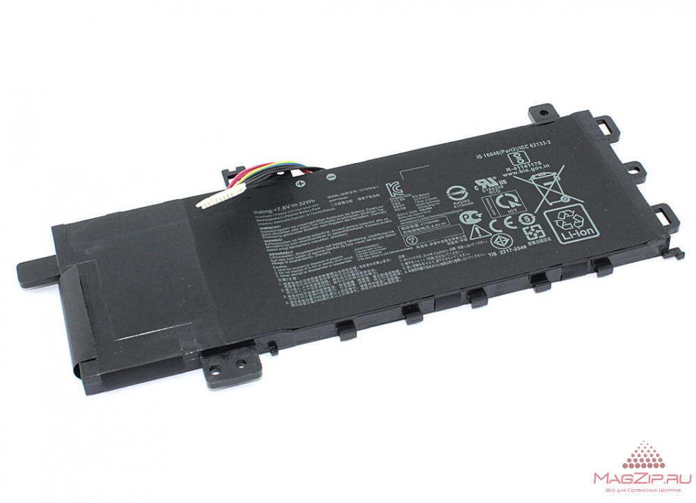 Аккумуляторная батарея для ноутбука Asus VivoBook X512UF (B21N1818) 7.6V 32Wh тип 1