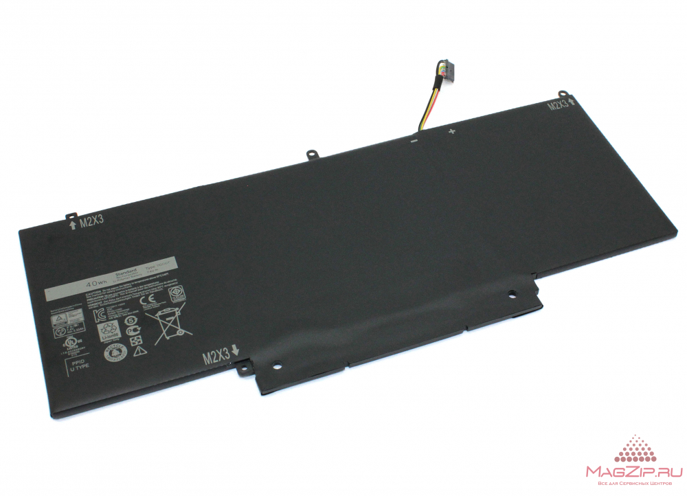 Аккумуляторная батарея для ноутбука Dell XPS 11 XPS11D-1308T (DGGGT) 7.4V 5400mAh
