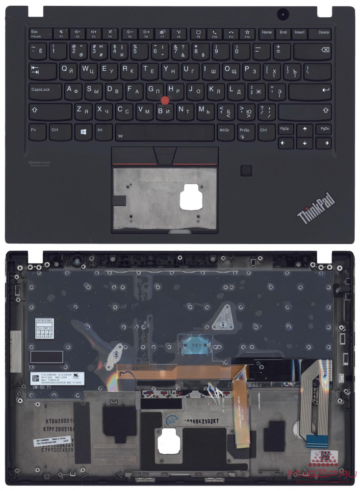 Клавиатура для ноутбука Lenovo ThinkPad T14s топкейс