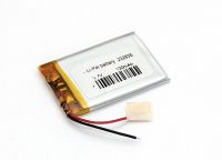 ����������� Li-Pol (�������) 2.3*26*35�� 2pin 3.7V/130mAh