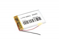 ����������� Li-Pol (�������) 2.5*34*50�� 2pin 3.7V/380mAh