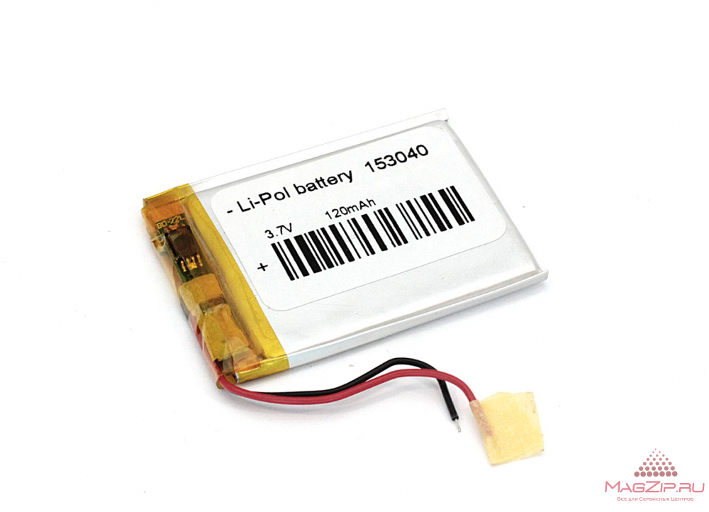 Аккумулятор Li-Pol (батарея) 2*30*40мм 2pin 3.7V/120mAh