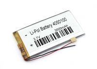 ����������� Li-Pol (�������) 4*50*100�� 2pin 3,7V 3000mAh