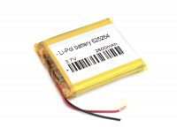����������� Li-Pol (�������) 6.2*52*64�� 2pin 3.7V/2600mAh