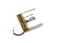 ����������� Li-Pol (�������) 6*30*30�� 2pin 3.7V/500mAh