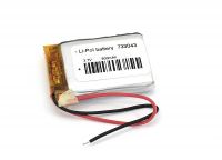 ����������� Li-Pol (�������) 7.3*30*43�� 2pin 3.7V/900mAh