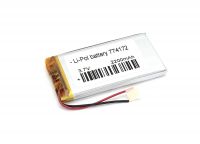 ����������� Li-Pol (�������) 7.7*41*72�� 2pin 3.7V/2200mAh