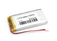 ����������� Li-Pol (�������) 7*43*74�� 2pin 3.7V/2500mAh