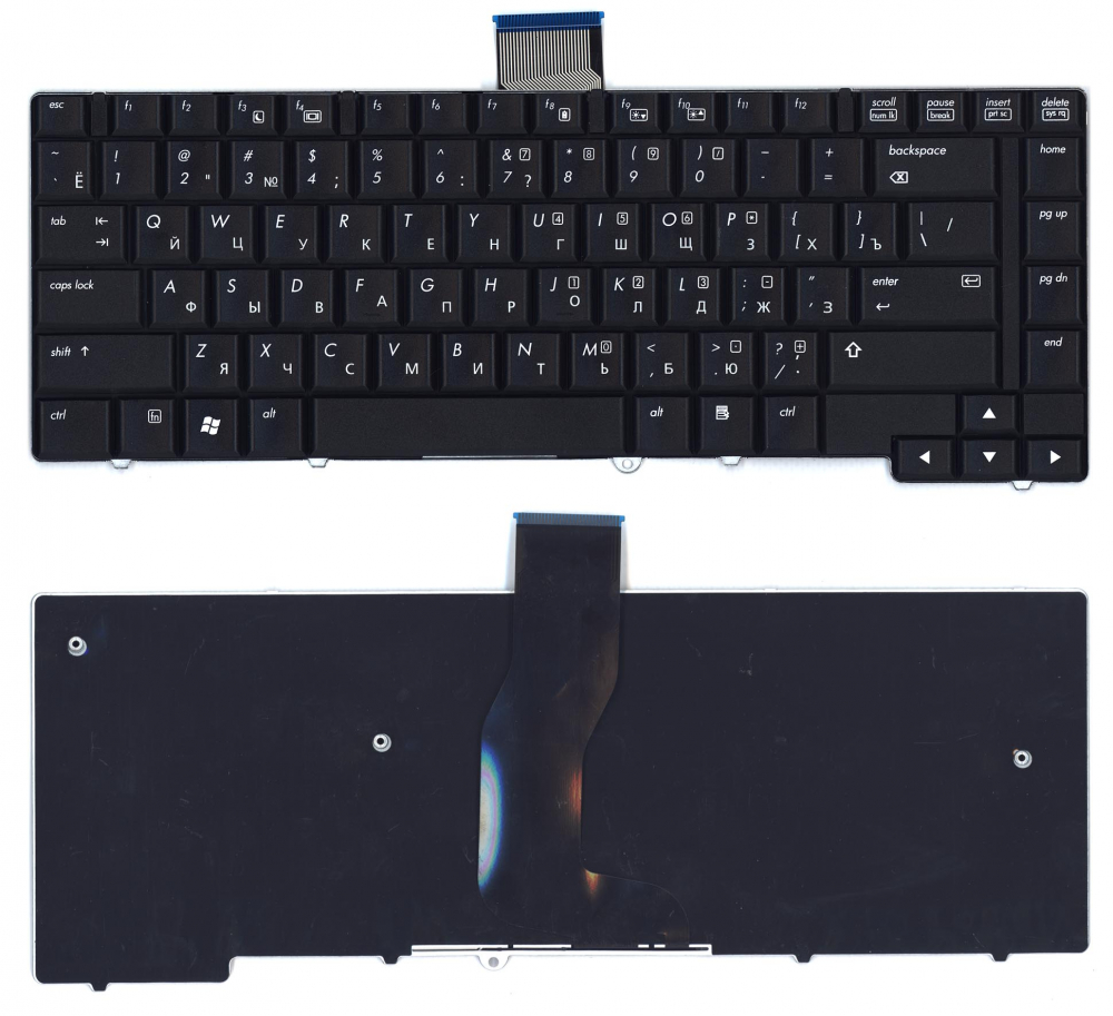 Клавиатура для ноутбука HP Elitebook 6930 6930p черная без Track Point