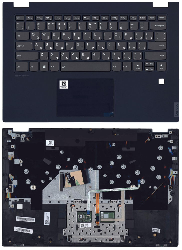 Клавиатура для ноутбука Lenovo Ideapad C340-14 топкейс