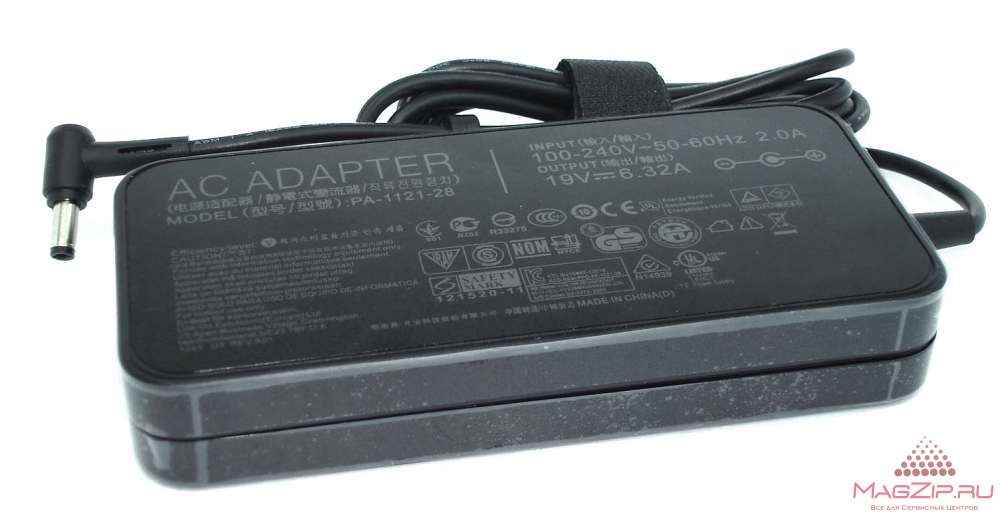 Блок питания (зарядка) для ноутбука ASUS 19V 6.32A (5.5*2.5) (Сетевой кабель) ADP-120RH