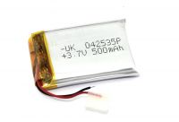 ����������� Li-Pol (�������) 4*25*35�� 2pin 3.7V/500mAh