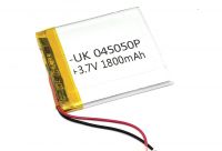 ����������� Li-Pol (�������) 4*50*50�� 2pin 3.7V/1800mAh