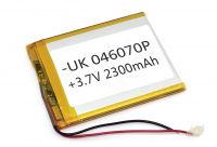 ����������� Li-Pol (�������) 4*60*70�� 2pin 3.7V/2300mAh