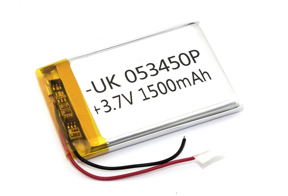 Аккумулятор Li-Pol (батарея) 5*34*50мм 2pin 3.7V/1500mAh