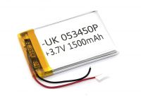 ����������� Li-Pol (�������) 5*34*50�� 2pin 3.7V/1500mAh