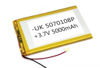 ����������� Li-Pol (�������) 5*70*108�� 2pin 3.7V/5000mAh