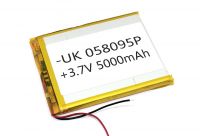 ����������� Li-Pol (�������) 5*80*95�� 2pin 3.7V/5000mAh